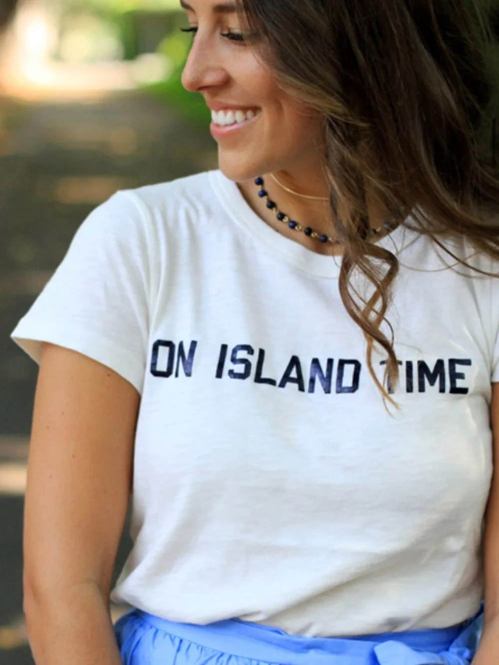 J. Crew On ISLAND TIME Short Sleeve Tee